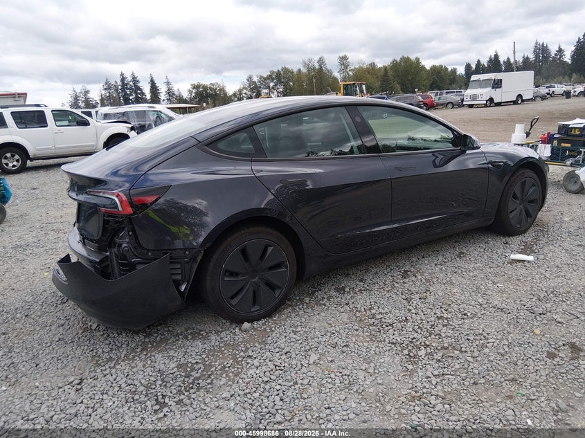 TESLA MODEL 3 2025 VIN 5YJ3E1EA1SF002396