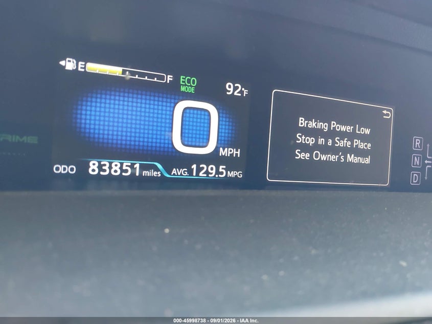 TOYOTA PRIUS PRIME 2017 VIN JTDKARFP4H3032104