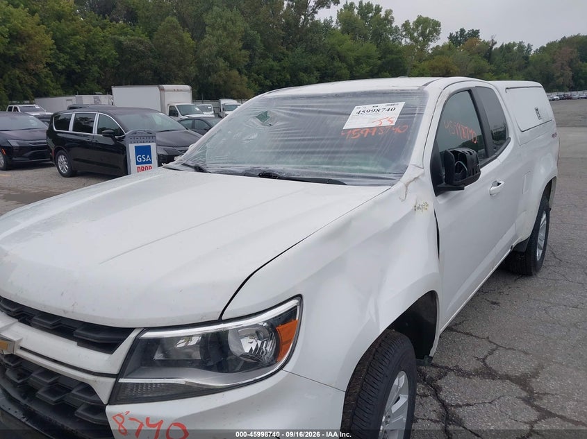 CHEVROLET COLORADO 2022 VIN 1GCHTCEA6N1295412