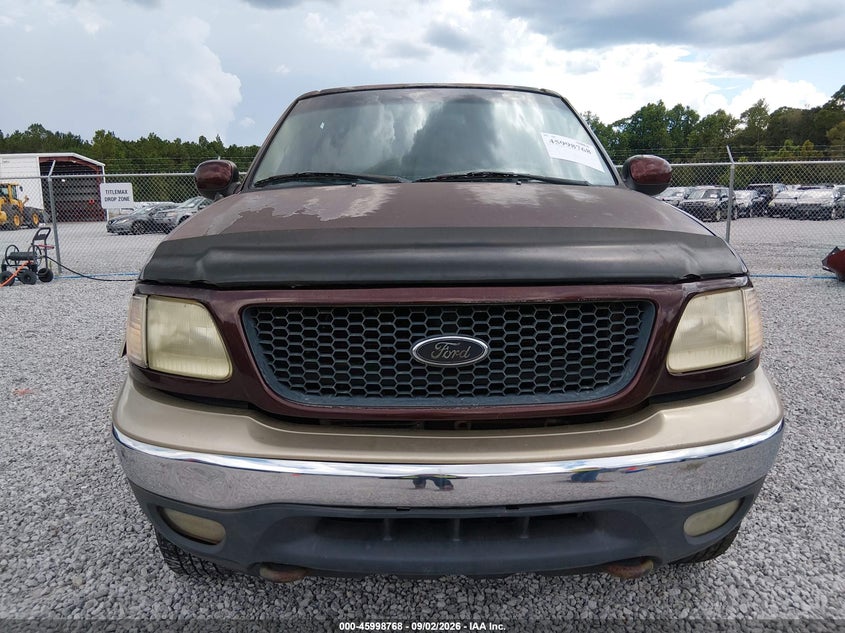 2001 FORD F-150 PICKUP 5.4L V-8 REGULAR , 260HP