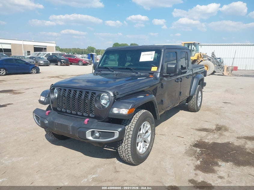 Vin: 1c6hjtag7pl572695, lot: 46498145, jeep gladiator sport s 4x4 20232
