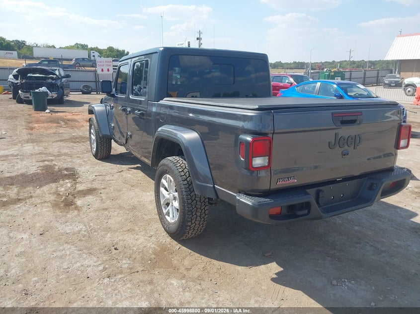 Vin: 1c6hjtag7pl572695, lot: 46498145, jeep gladiator sport s 4x4 20233