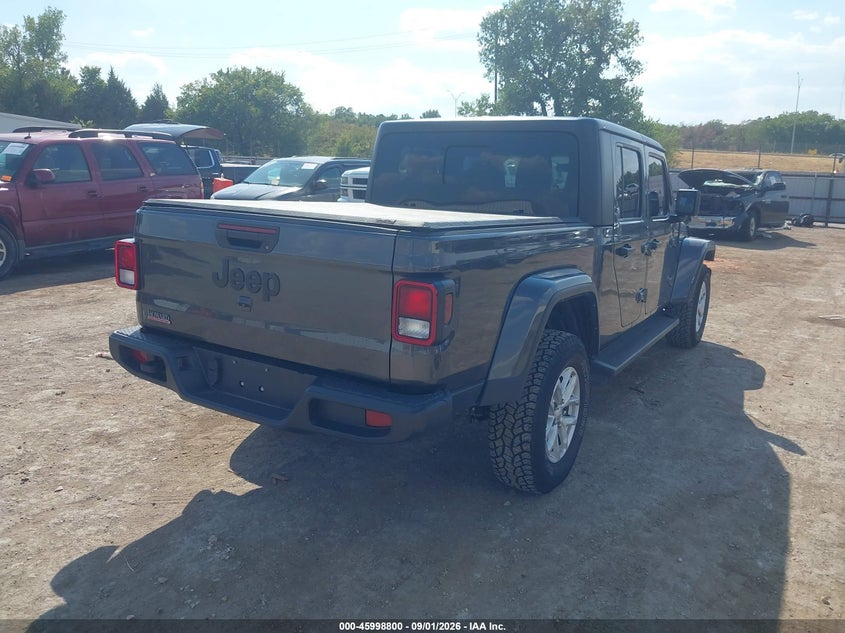 Vin: 1c6hjtag7pl572695, lot: 46498145, jeep gladiator sport s 4x4 20234