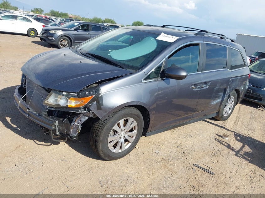 2014 Honda Odyssey, Normal Wear & Tear, IAAI, VIN 5FNRL5H6XEB102824 — photo 2