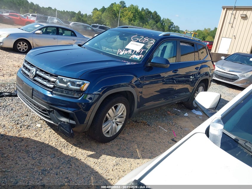 Vin: 1v2ur2caxkc606283, lot: 46498198, volkswagen atlas 3.6l v6 se w/technology 20192