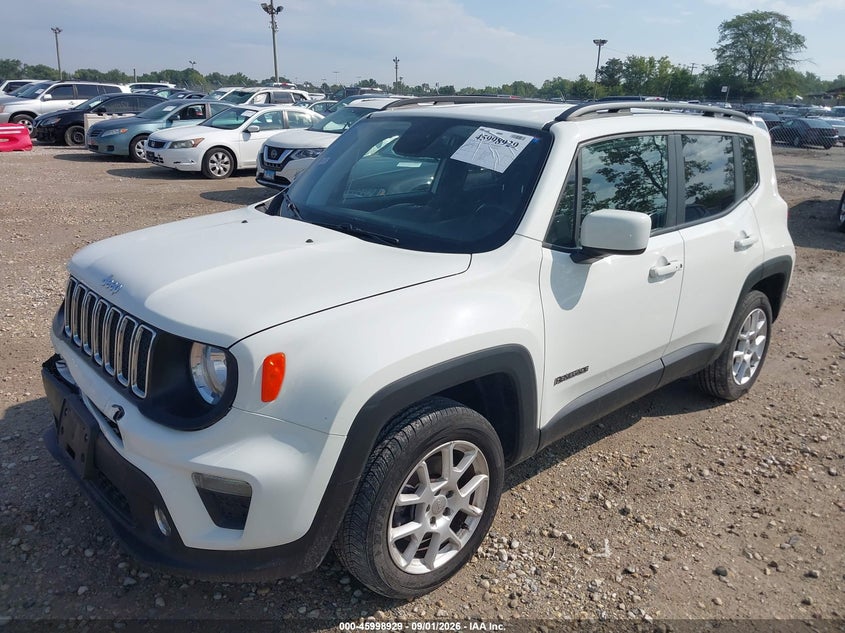 Vin: zacnjbbb3lpl29543, lot: 46498274, jeep renegade latitude 4x4 20202