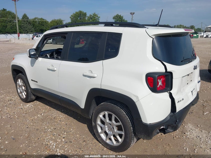Vin: zacnjbbb3lpl29543, lot: 46498274, jeep renegade latitude 4x4 20203