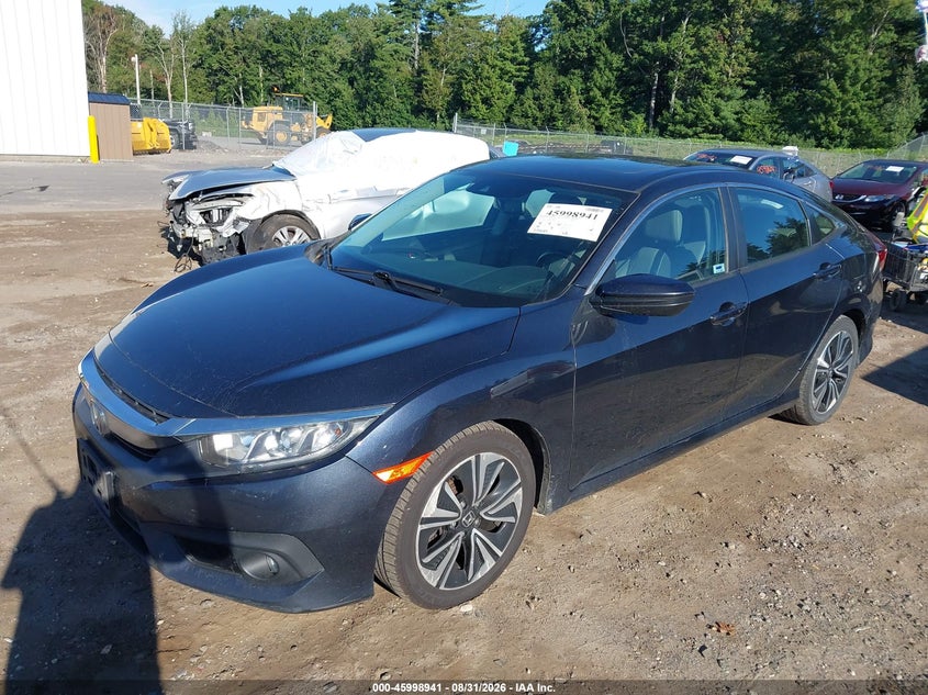 2016 Honda Civic, Normal Wear & Tear, IAAI, VIN 19XFC1F86GE028858 — photo 2