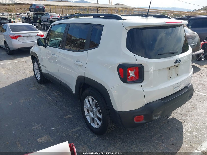 Vin: zacnjabb7lpl40474, lot: 46498319, jeep renegade latitude fwd 20203