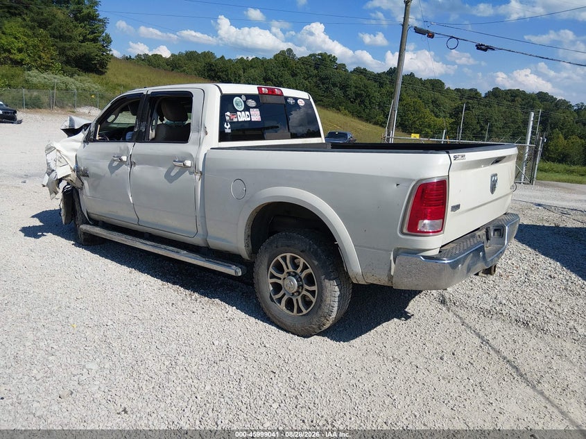 Vin: 3c6ur5fl8jg262990, lot: 46498386, ram 2500 laramie  4x4 6'4 box 20183