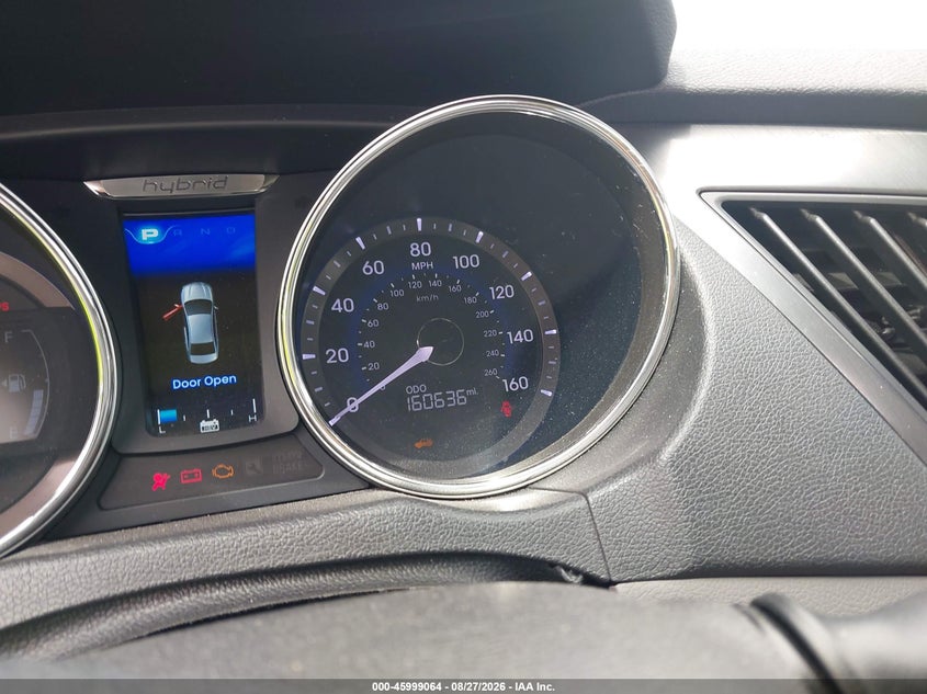 2013 HYUNDAI SONATA SEDAN 2.4L I-4 DOHC, VVT, REGULAR , 159HP