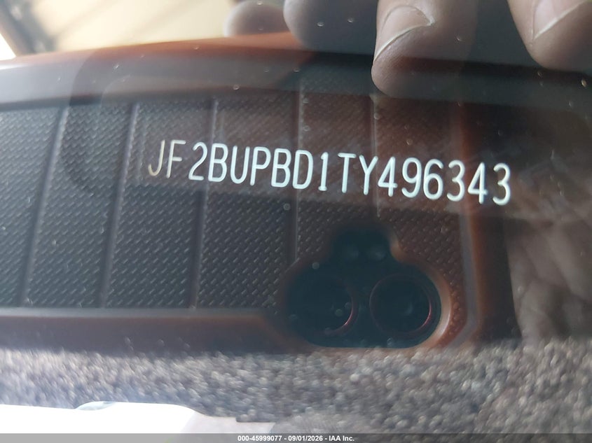 SUBARU OUTBACK 2026 VIN JF2BUPBD1TY496343