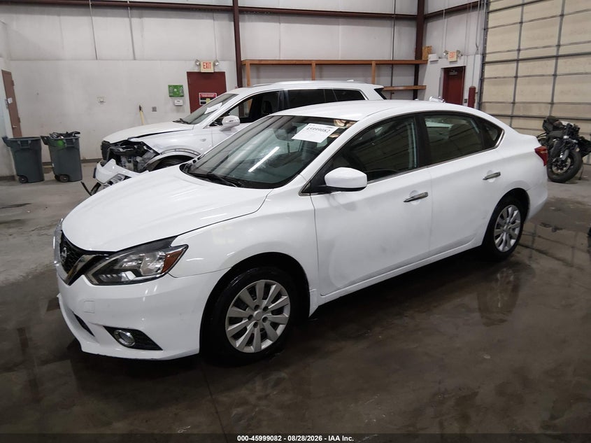2019 Nissan Sentra, Rear, IAAI, VIN 3N1AB7AP3KY317527 — photo 2