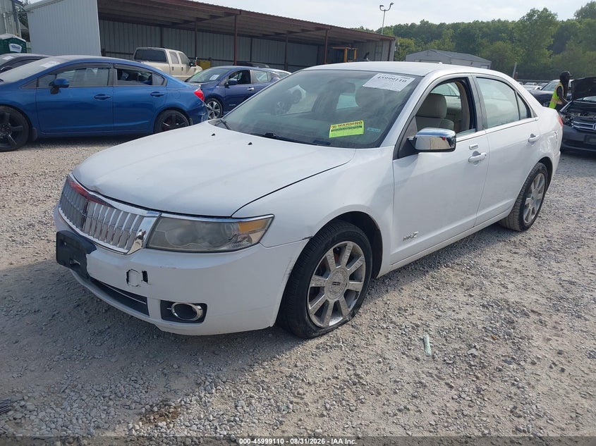 2007 Lincoln MKZ, Right Side, IAAI, VIN 3LNHM26T57R633703 — photo 2