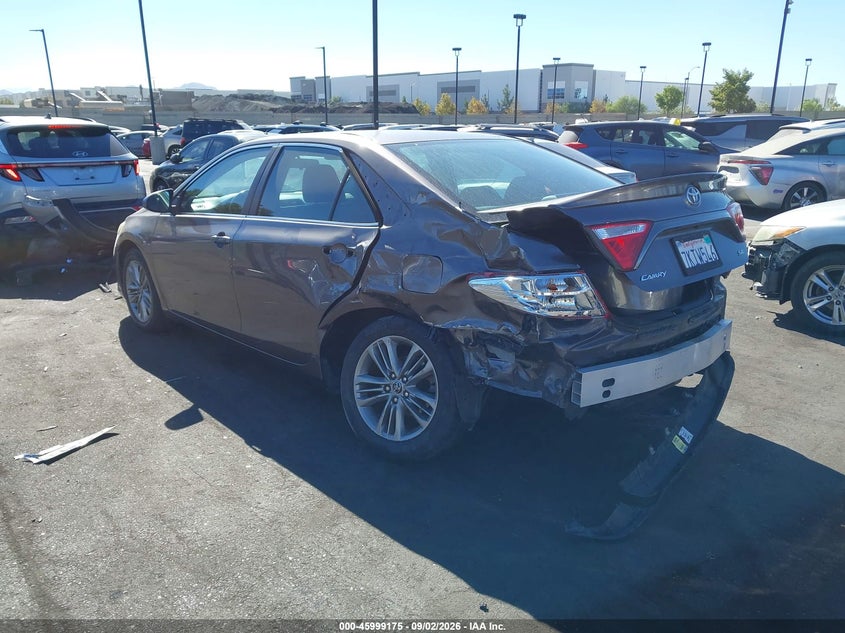 Vin: 4t1bf1fk6fu023852, lot: 46498520, toyota camry se 20153