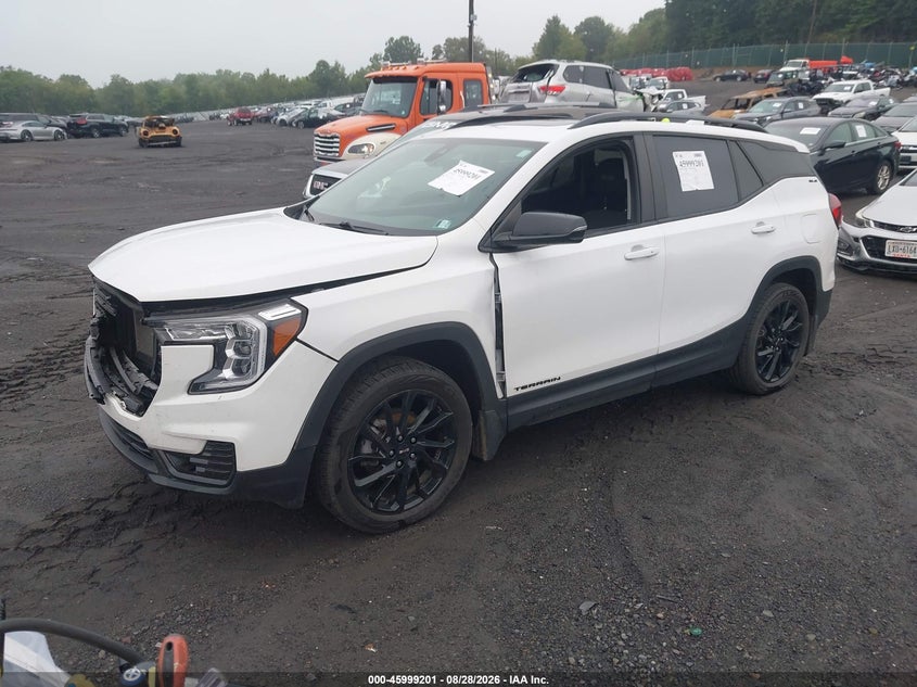 2023 GMC Terrain, Front End, IAAI, VIN 3GKALTEG3PL204781 — photo 2