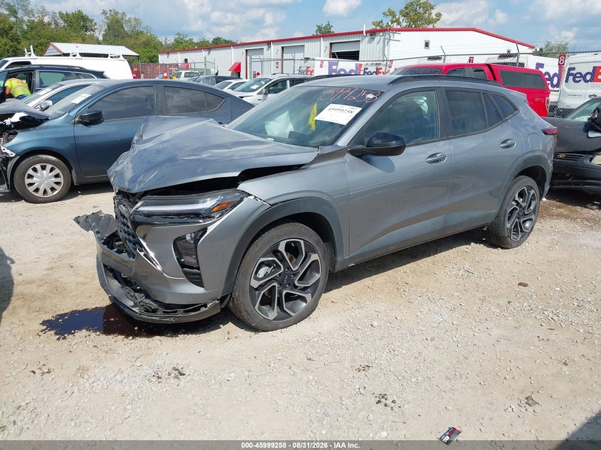 Vin: kl77ljep9sc150849, lot: 46498603, chevrolet trax fwd 2rs 20252