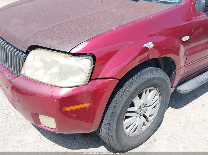 MERCURY MARINER 2005 VIN 4M2YU56105DJ11484