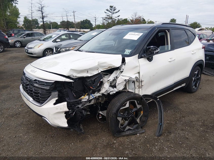 Vin: kndeucaa6s7806602, lot: 46498644, kia seltos s 20252