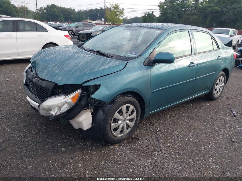 2009 Toyota Corolla, Front End, IAAI, VIN JTDBL40E09J002731 — photo 2