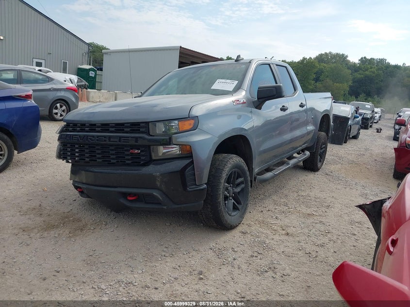 2019 Chevrolet Silverado, Front End, IAAI, VIN 1GCRYCEF9KZ389797 — photo 2