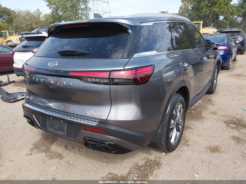 Vin: 5n1dl1fs3rc331329, lot: 46498677, infiniti qx60 luxe awd 20244