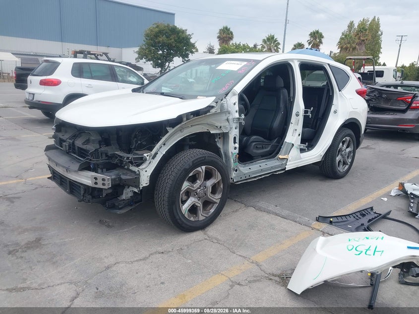 2018 Honda CR-V, Лівий бік, IAAI, VIN 2HKRW2H89JH640322 — фото 2