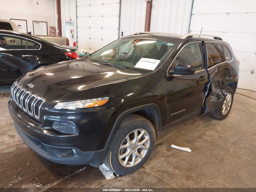 2015 Jeep Cherokee, Левый бок, IAAI, VIN 1C4PJMCS6FW773299 — фото 2