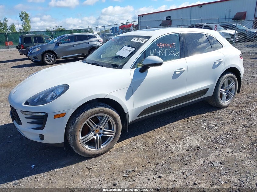 PORSCHE MACAN 2017 VIN WP1AB2A50HLB20183