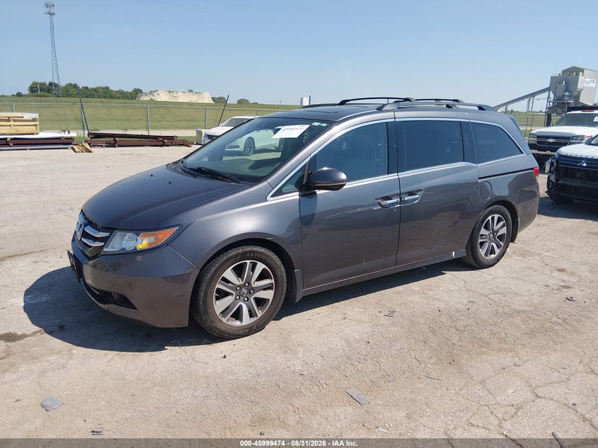 2015 HONDA ODYSSEY auction photo 2