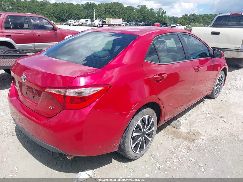 2018 TOYOTA COROLLA SEDAN 1.8L I-4 DOHC, VVT, 132HP