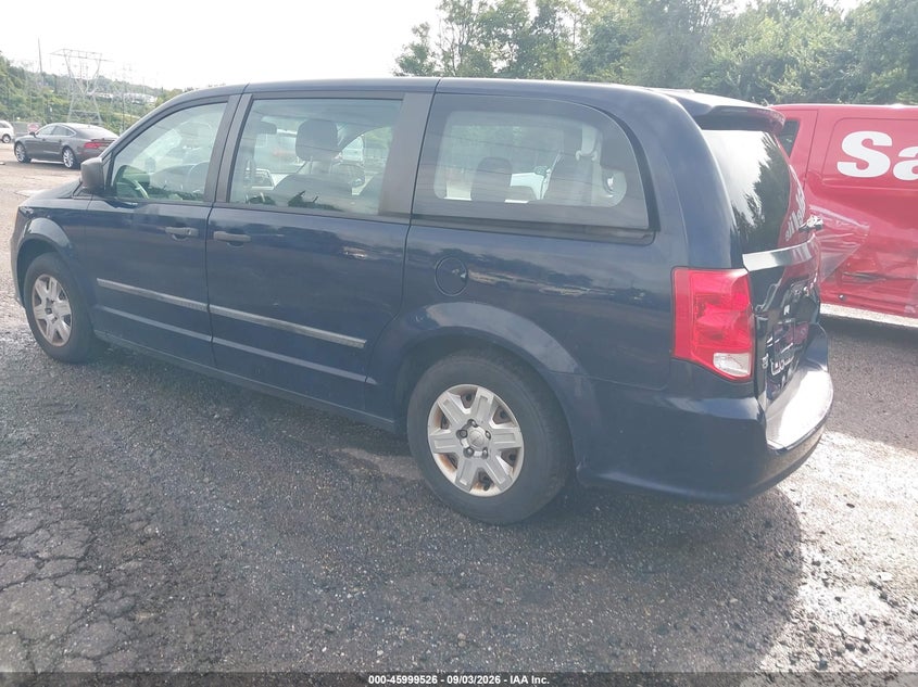 DODGE GRAND CARAVAN 2013 VIN 2C4RDGBG2DR710415