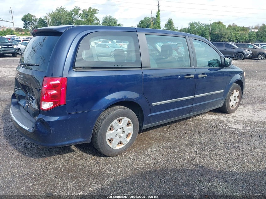 DODGE GRAND CARAVAN 2013 VIN 2C4RDGBG2DR710415