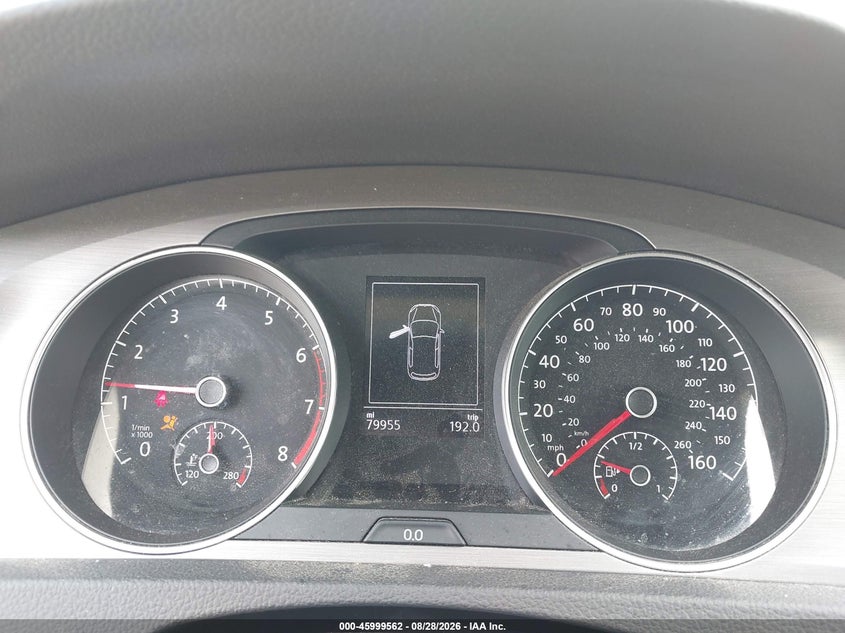 VOLKSWAGEN GOLF 2017 VIN 3VW117AU2HM005685