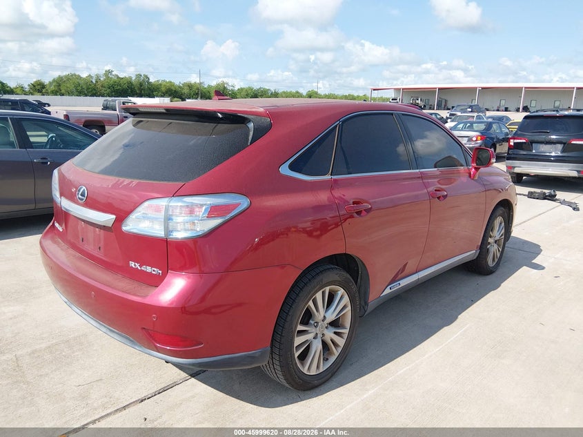2010 LEXUS RX 450H auction photo 4