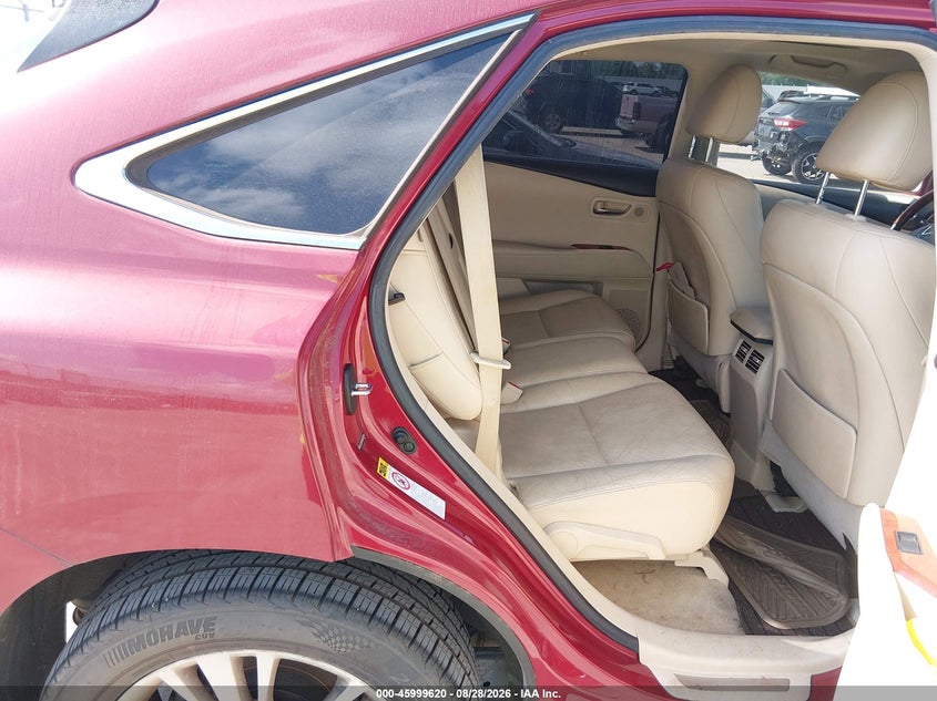 2010 LEXUS RX 450H auction photo 8