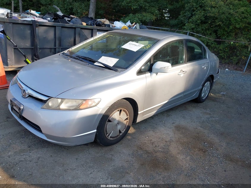 2008 HONDA CIVIC HYBRID auction photo 2