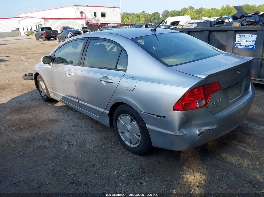 2008 HONDA CIVIC HYBRID auction photo 3