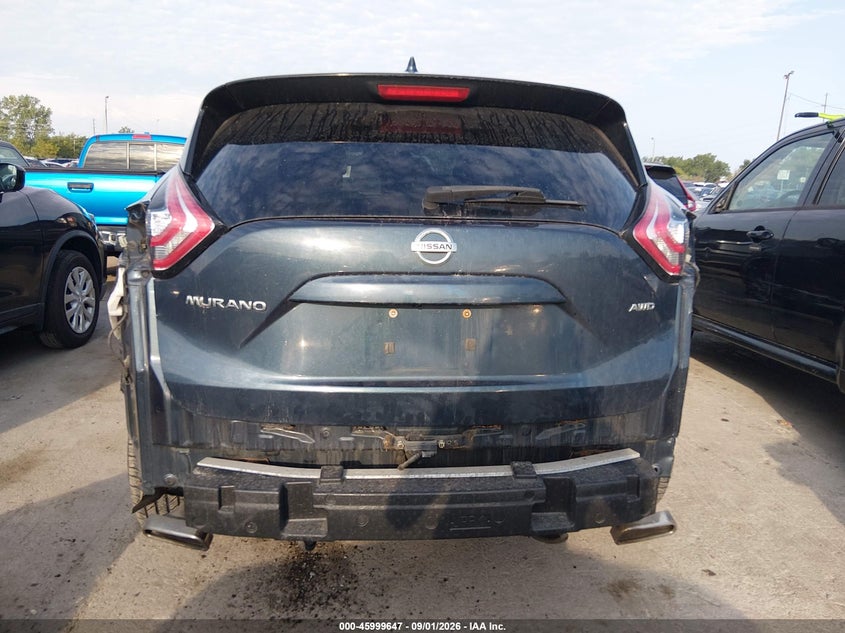 NISSAN MURANO 2017 VIN 5N1AZ2MH1HN145337