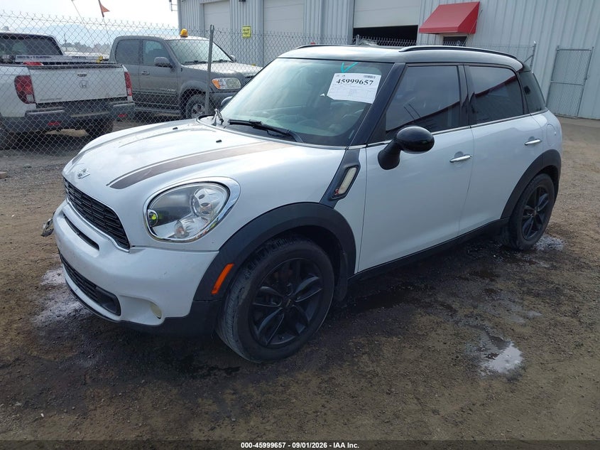 Vin: wmwzc3c53cwl81123, lot: 46499002, mini cooper s countryman 20122