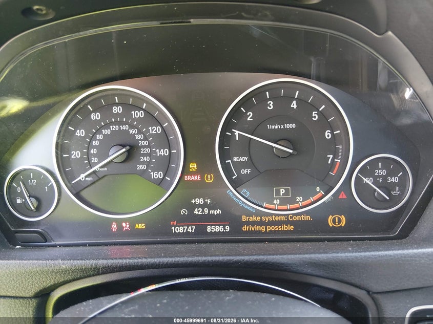 BMW 320I 2018 VIN WBA8A9C53JAD26933