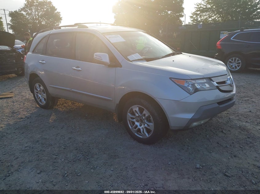 2009 Acura Mdx, Обидва боки, IAAI, VIN 2HNYD28289H516747
