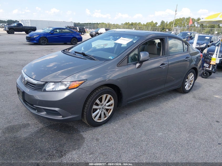 2012 HONDA CIVIC auction photo 2