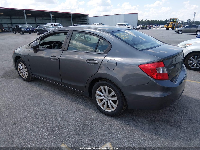 2012 HONDA CIVIC auction photo 3