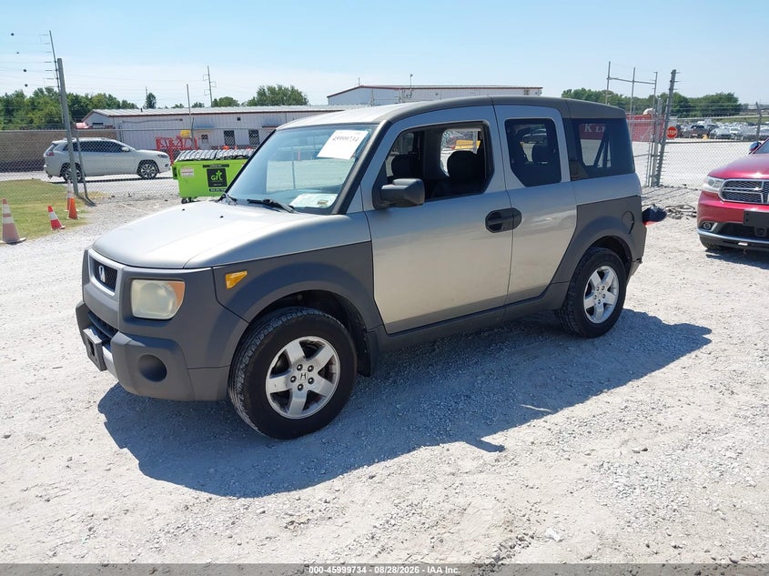 2004 Honda Element, Rear, IAAI, VIN 5J6YH28674L036413 — photo 2