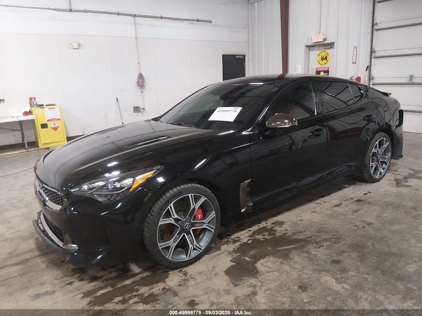Vin: knae35lc7l6078435, lot: 46499124, kia stinger gt 20202