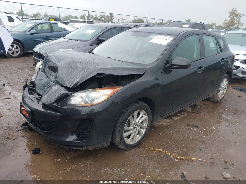 Vin: jm1bl1lp7d1768461, lot: 46499128, mazda mazda3 i touring 20132