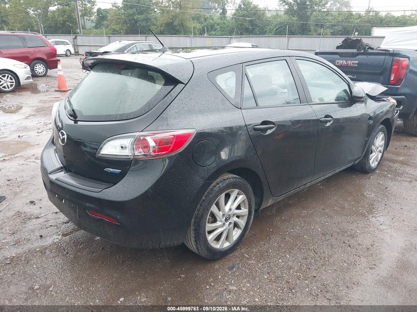 Vin: jm1bl1lp7d1768461, lot: 46499128, mazda mazda3 i touring 20134