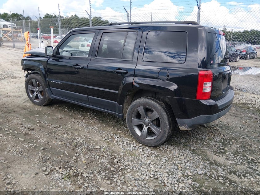 Vin: 1c4njpfa3fd171452, lot: 46499160, jeep patriot high altitude edition 20153