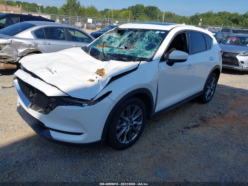 Vin: jm3kfbey5m0319487, lot: 46499161, mazda cx-5 signature 20212